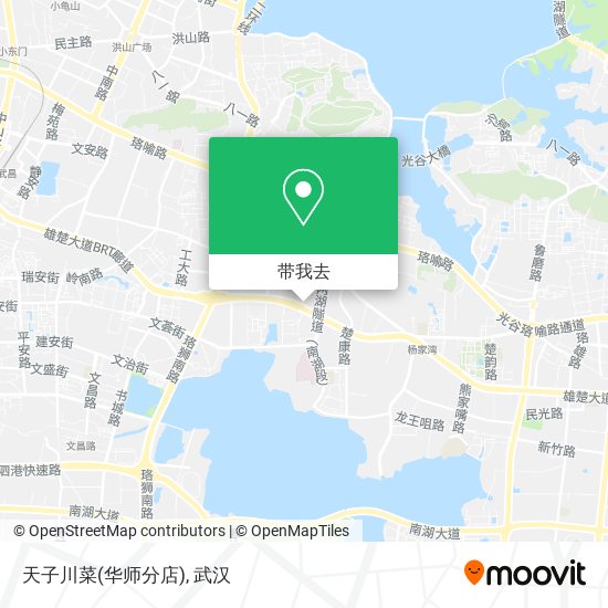 天子川菜(华师分店)地图