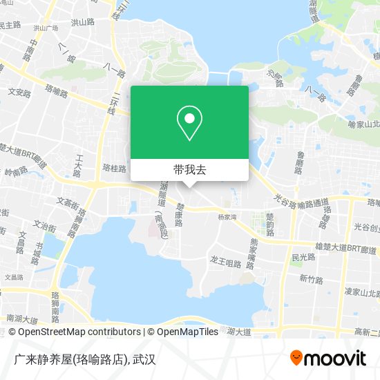 广来静养屋(珞喻路店)地图