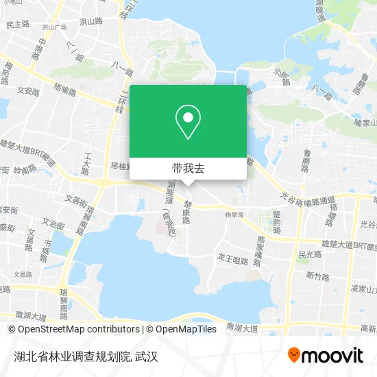 湖北省林业调查规划院地图