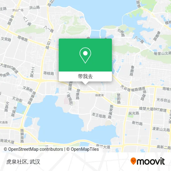 虎泉社区地图