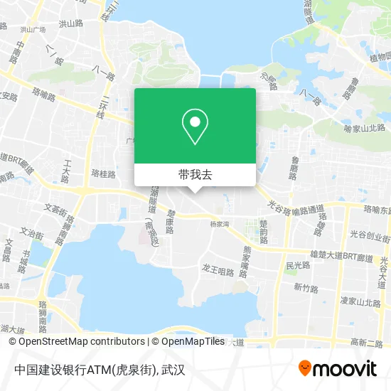 中国建设银行ATM(虎泉街)地图