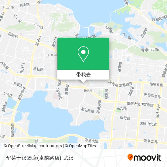 华莱士汉堡店(卓豹路店)地图