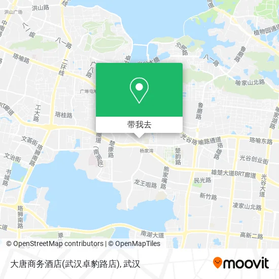 大唐商务酒店(武汉卓豹路店)地图