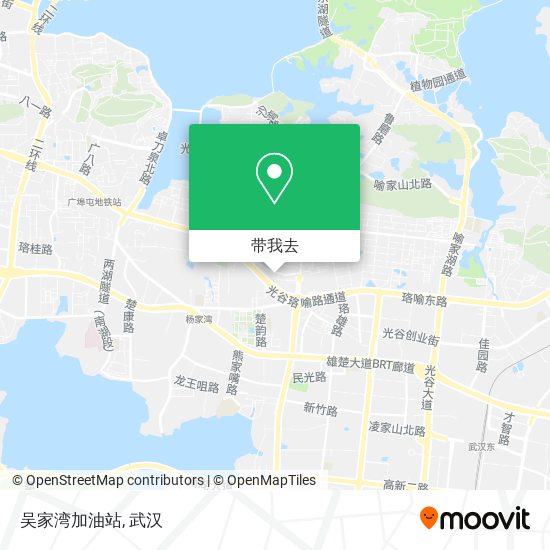 吴家湾加油站地图