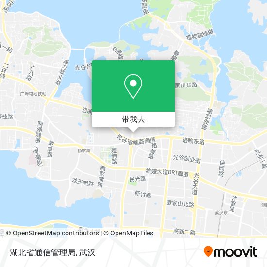 湖北省通信管理局地图