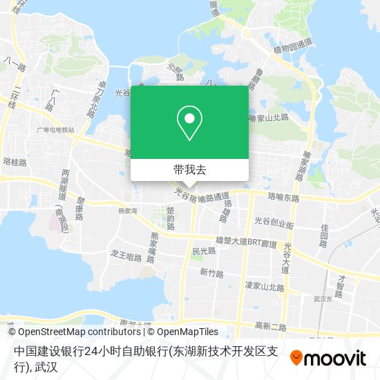 中国建设银行24小时自助银行(东湖新技术开发区支行)地图