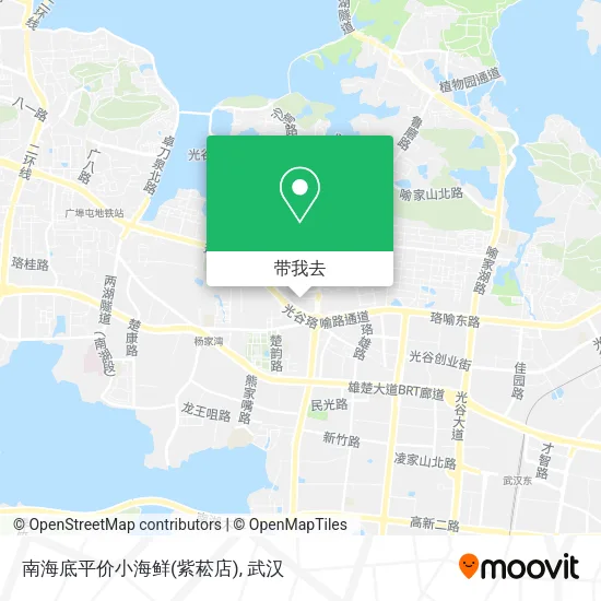 南海底平价小海鲜(紫菘店)地图