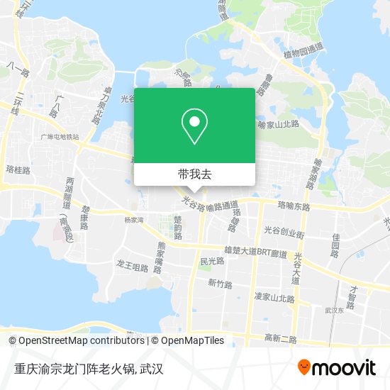 重庆渝宗龙门阵老火锅地图