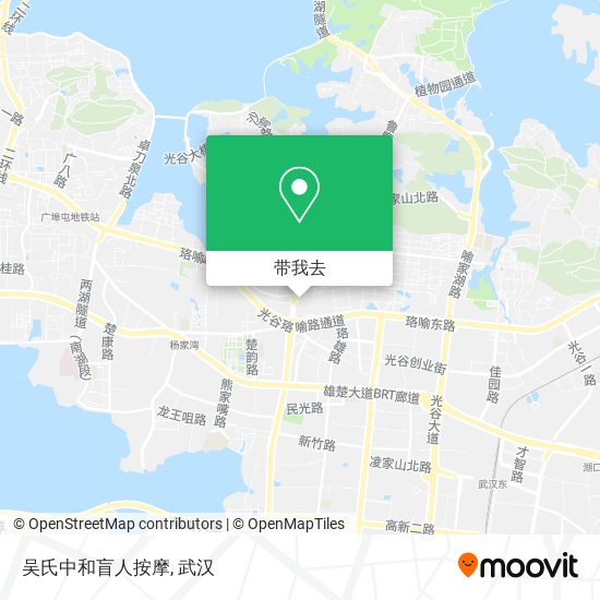 吴氏中和盲人按摩地图