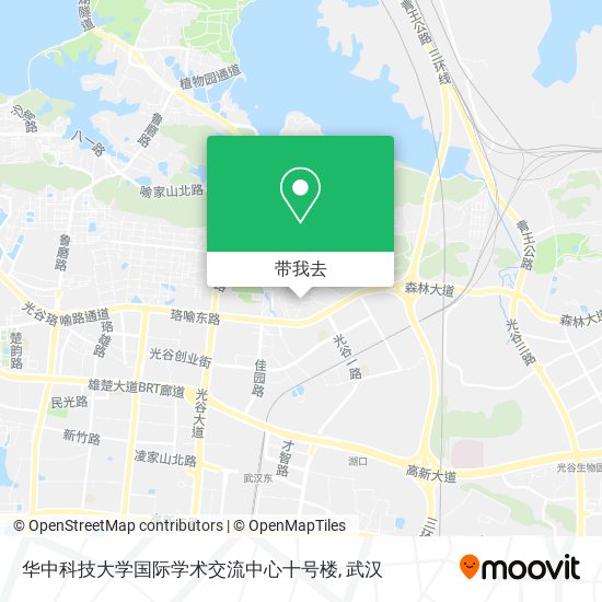 华中科技大学国际学术交流中心十号楼地图