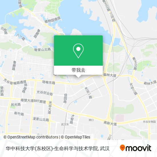 华中科技大学(东校区)-生命科学与技术学院地图