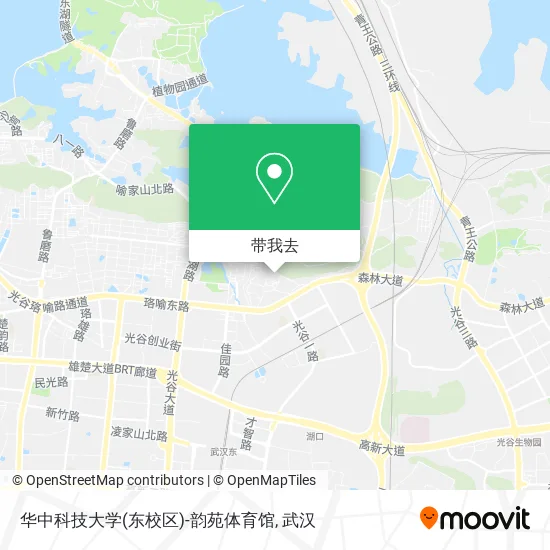 华中科技大学(东校区)-韵苑体育馆地图