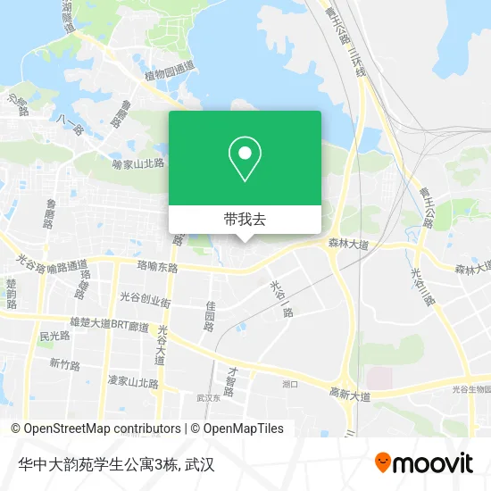 华中大韵苑学生公寓3栋地图