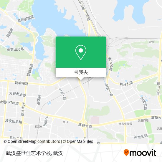 武汉盛世佳艺术学校地图