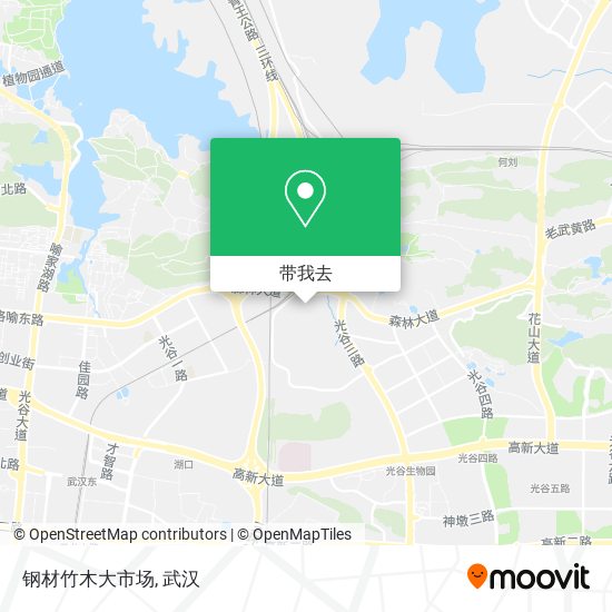 钢材竹木大市场地图