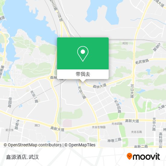 鑫源酒店地图