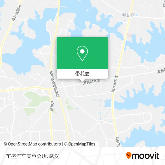 车盛汽车美容会所地图