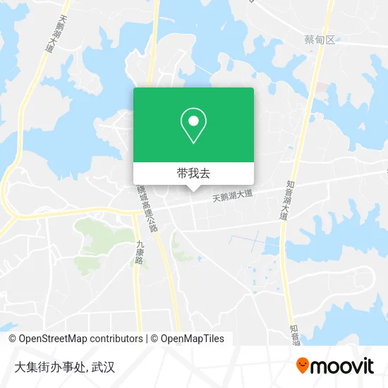 大集街办事处地图