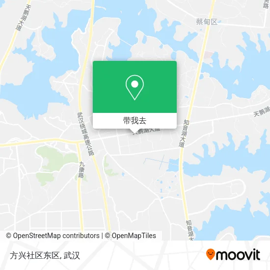 方兴社区东区地图