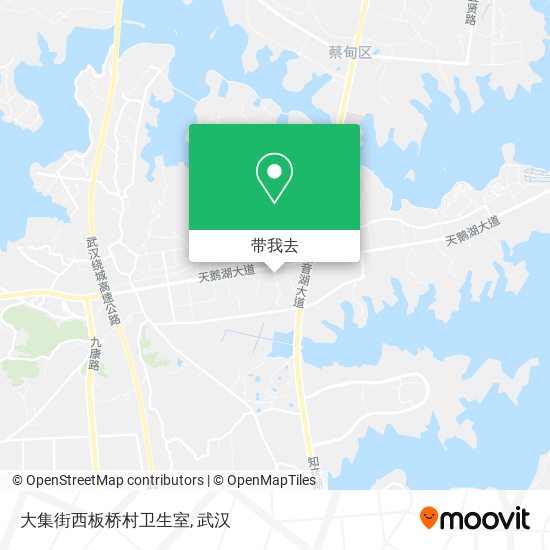 大集街西板桥村卫生室地图