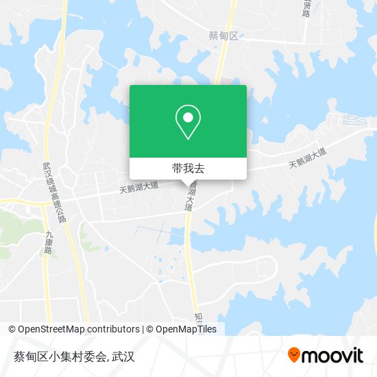 蔡甸区小集村委会地图