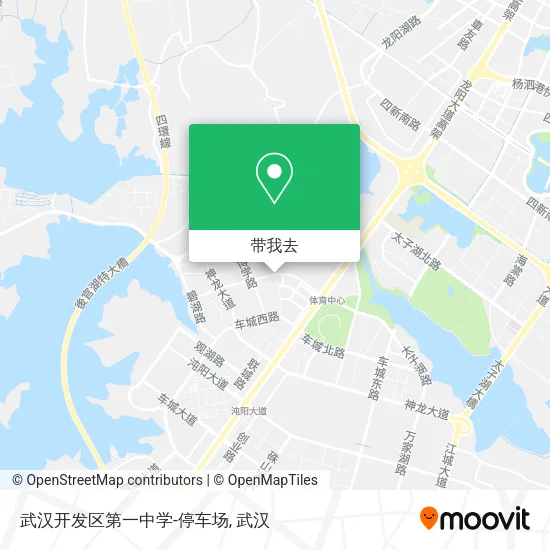 武汉开发区第一中学-停车场地图