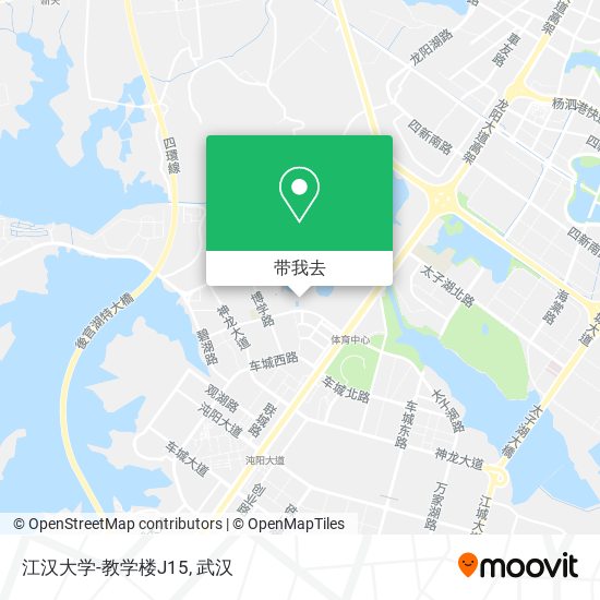 江汉大学-教学楼J15地图