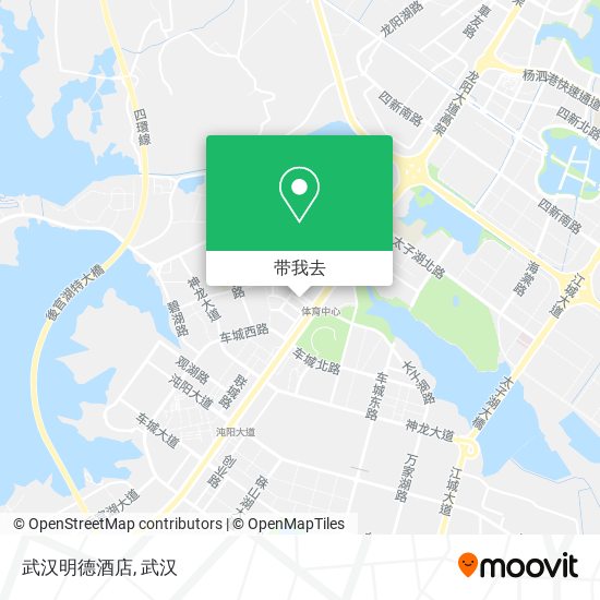 武汉明德酒店地图