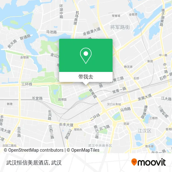 武汉恒信美居酒店地图