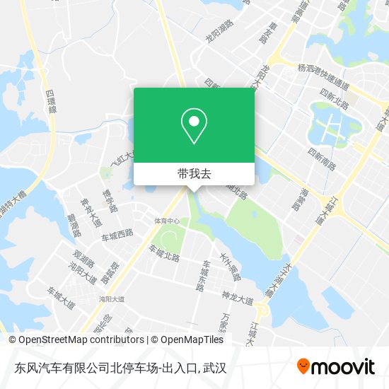 东风汽车有限公司北停车场-出入口地图