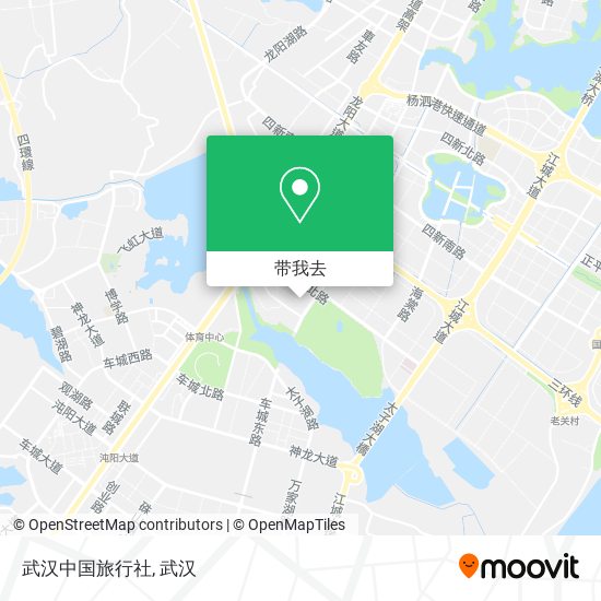 武汉中国旅行社地图