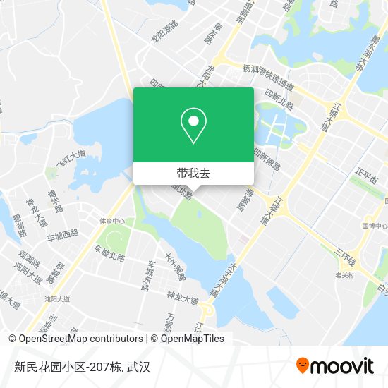 新民花园小区-207栋地图