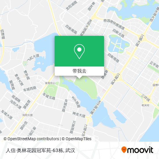 人信·奥林花园冠军苑-63栋地图