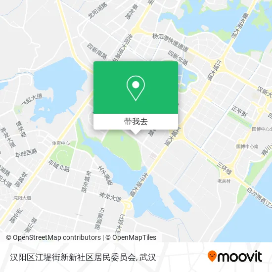 汉阳区江堤街新新社区居民委员会地图