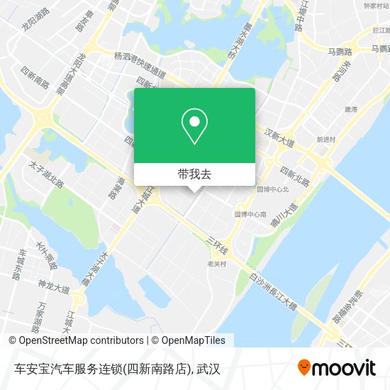 车安宝汽车服务连锁(四新南路店)地图