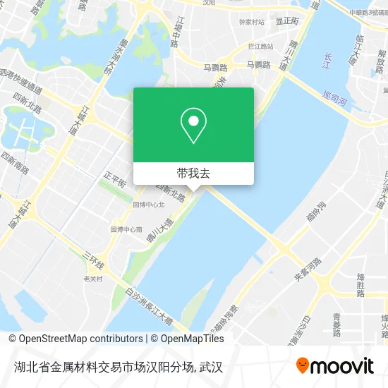 湖北省金属材料交易市场汉阳分场地图
