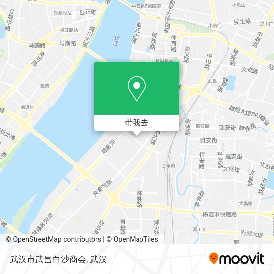 武汉市武昌白沙商会地图