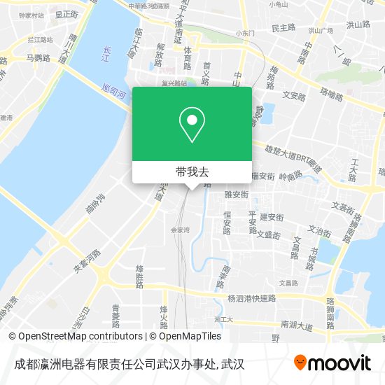 成都瀛洲电器有限责任公司武汉办事处地图