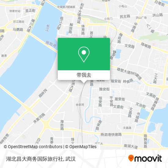 湖北昌大商务国际旅行社地图