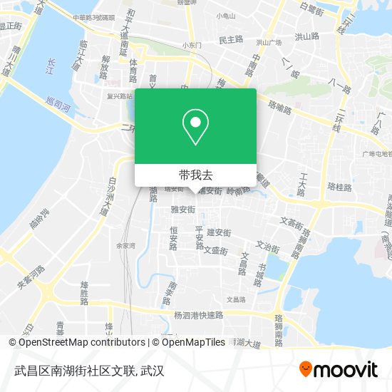武昌区南湖街社区文联地图