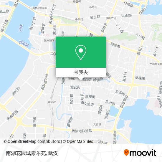 南湖花园城康乐苑地图