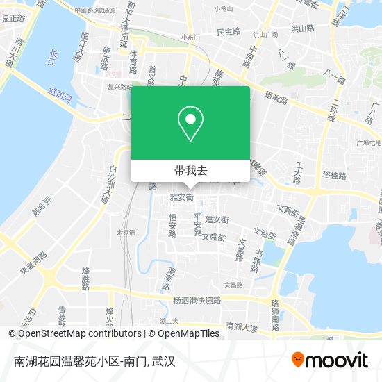 南湖花园温馨苑小区-南门地图