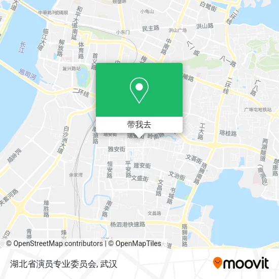 湖北省演员专业委员会地图