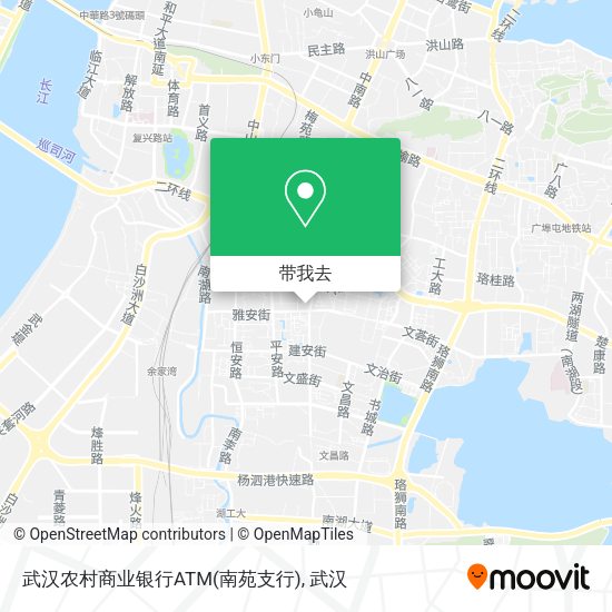 武汉农村商业银行ATM(南苑支行)地图