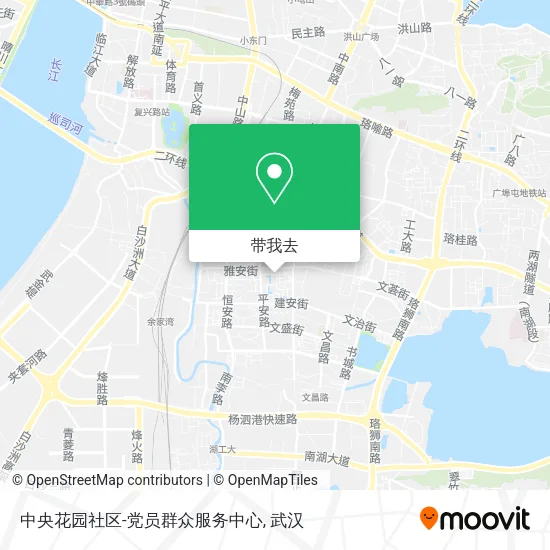 中央花园社区-党员群众服务中心地图