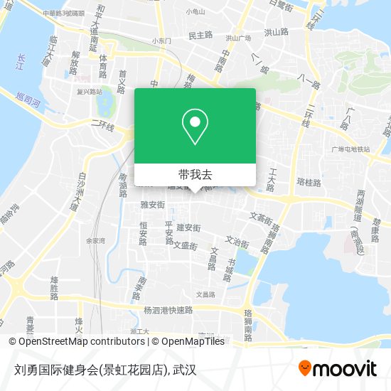 刘勇国际健身会(景虹花园店)地图