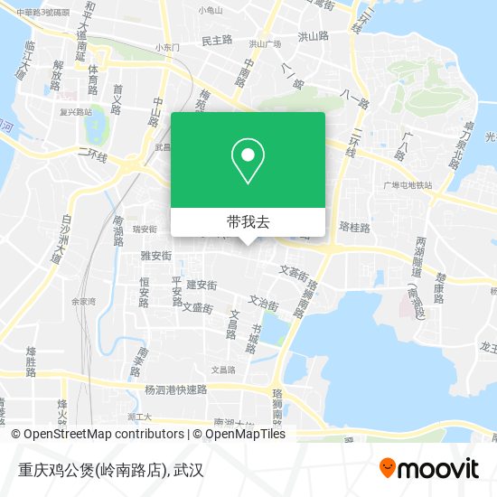 重庆鸡公煲(岭南路店)地图