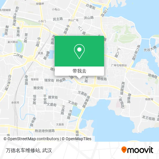 万德名车维修站地图