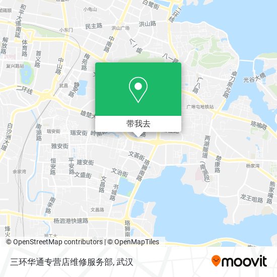 三环华通专营店维修服务部地图