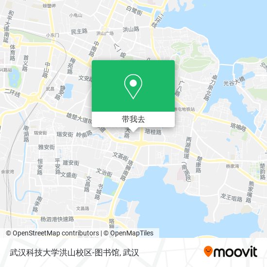 武汉科技大学洪山校区-图书馆地图